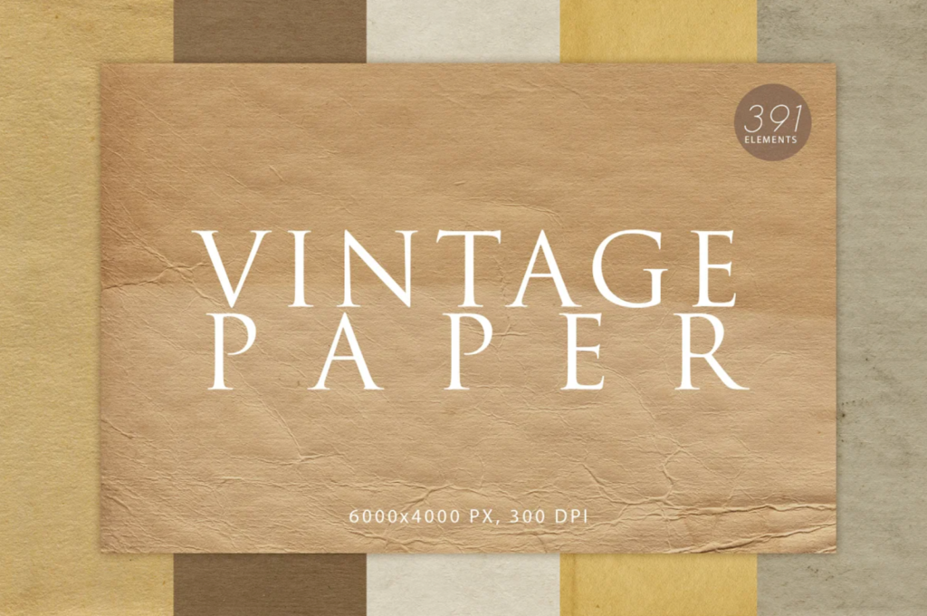 Cardboard style vintage paper textures