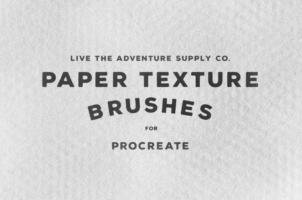 Paper texture brushes for Procreate