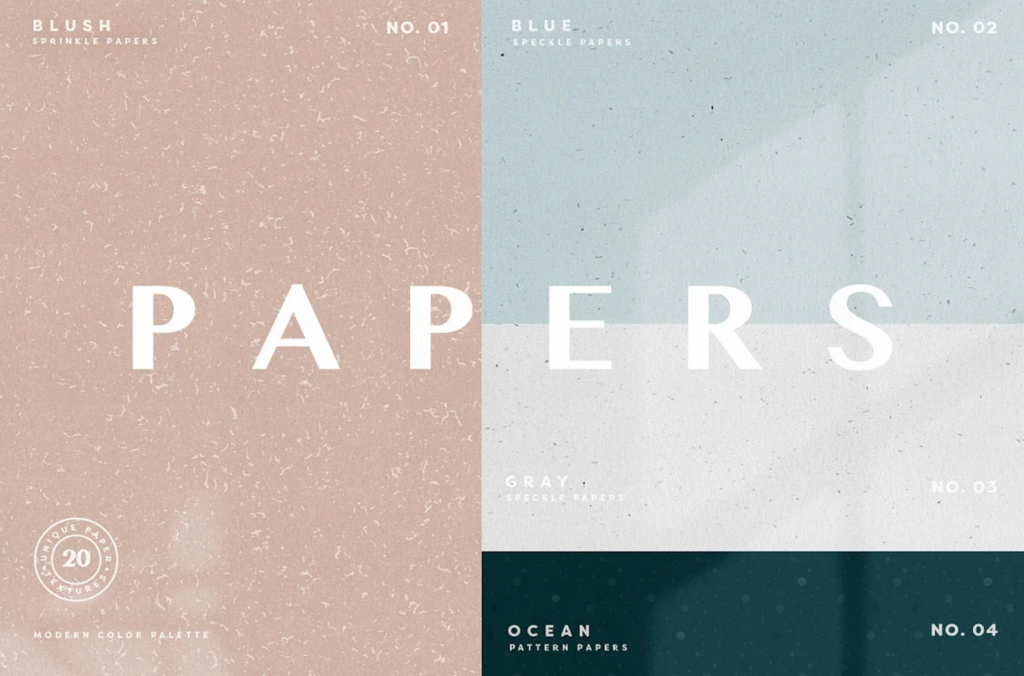 Watercolor paper textures