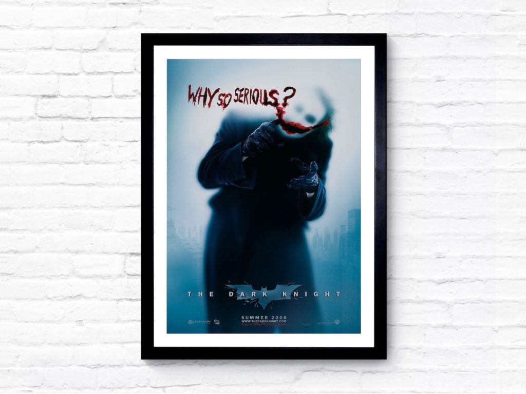 The Joker why so serious poster 